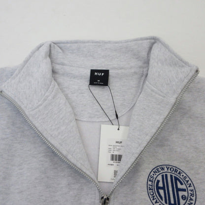 【中古】HUF | ハフ REGIONAL HALF ZIP FLEECE スウェット FL80051 グレー サイズ：M