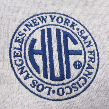 【中古】HUF | ハフ REGIONAL HALF ZIP FLEECE スウェット FL80051 グレー サイズ：M