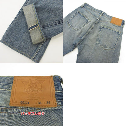 【中古】The REAL McCOY'S | ザリアルマッコイズ WASHED デニムパンツ 001XX ブルー