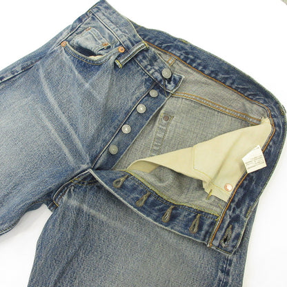 【中古】The REAL McCOY'S | ザリアルマッコイズ WASHED デニムパンツ 001XX ブルー