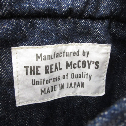 【中古】The REAL McCOY'S | ザリアルマッコイズ U.S. NAVY DENIM PARKA パーカー ブルー サイズ：M