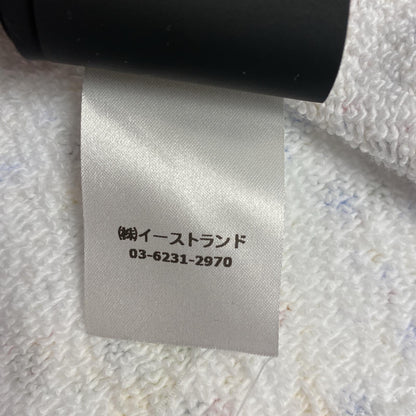 【中古】Palm Angels | パームエンジェルス ペイントプリントスウェット スウェット PWBA024F20FLE002 国内正規品 ペイントプリントスウェット ホワイト サイズ：S