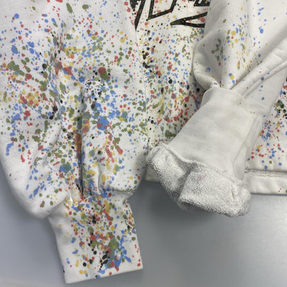 【中古】Palm Angels | パームエンジェルス ペイントプリントスウェット スウェット PWBA024F20FLE002 国内正規品 ペイントプリントスウェット ホワイト サイズ：S