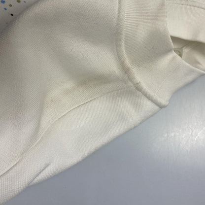 【中古】Palm Angels | パームエンジェルス ペイントプリントスウェット スウェット PWBA024F20FLE002 国内正規品 ペイントプリントスウェット ホワイト サイズ：S