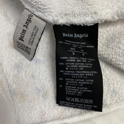 【中古】Palm Angels | パームエンジェルス ペイントプリントスウェット スウェット PWBA024F20FLE002 国内正規品 ペイントプリントスウェット ホワイト サイズ：S