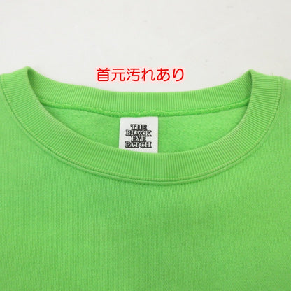 【中古】BlackEyePatch | ブラックアイパッチ BIG BUSINESS OG LABEL CREW SWEAT スウェット グリーン サイズ：L