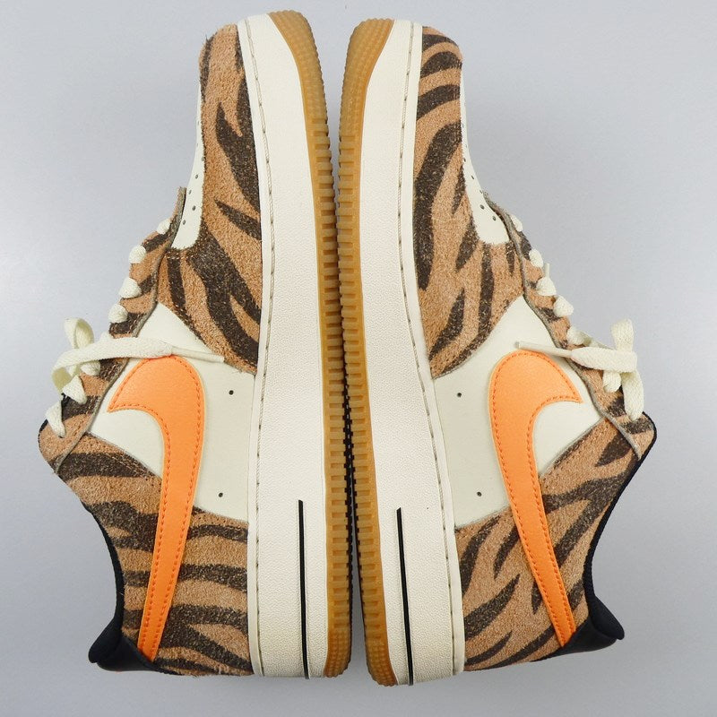 【中古】NIKE | ナイキ AIR FORCE 1 07 PREMIUM 'Orange Zebra' スニーカー DJ6192-100 オレンジ 27.5cm