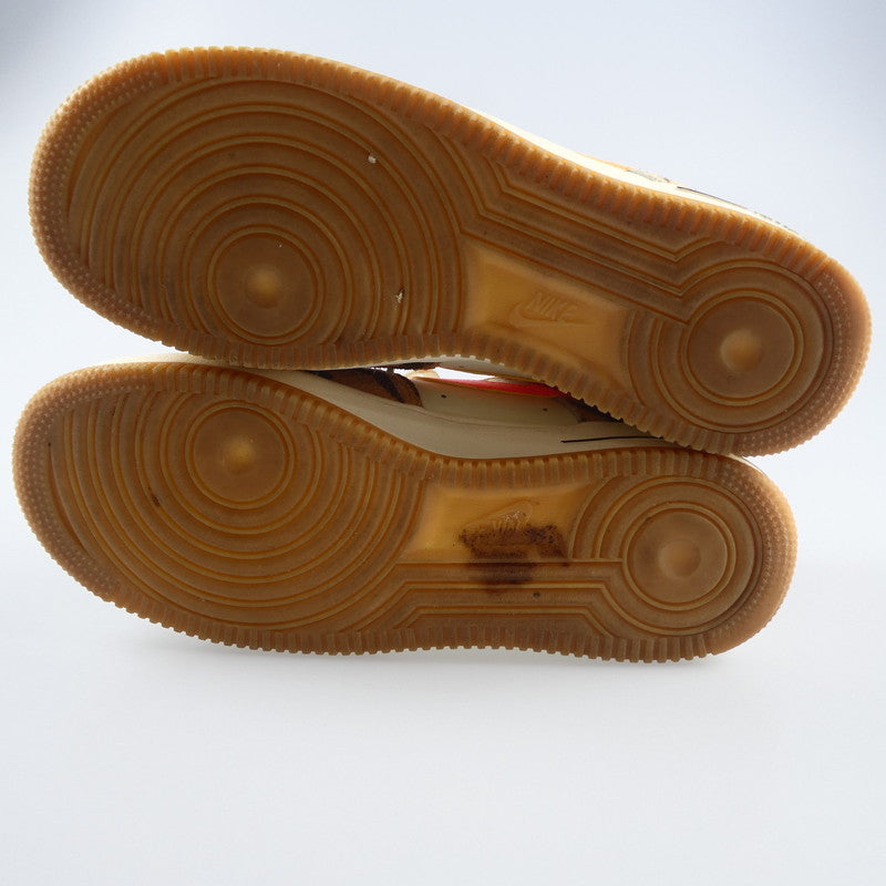 【中古】NIKE | ナイキ AIR FORCE 1 07 PREMIUM 'Orange Zebra' スニーカー DJ6192-100 オレンジ 27.5cm
