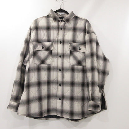 【中古】COOTIE | クーティー Ombre Check Quilting CPO Jacket その他アウター サイズ：M