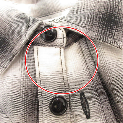 【中古】COOTIE | クーティー Ombre Check Quilting CPO Jacket その他アウター サイズ：M
