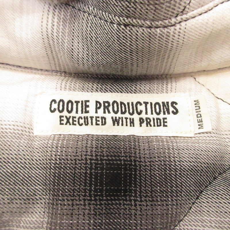 【中古】COOTIE | クーティー Ombre Check Quilting CPO Jacket その他アウター サイズ：M