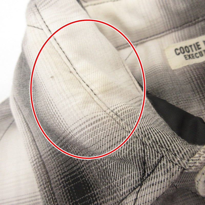 【中古】COOTIE | クーティー Ombre Check Quilting CPO Jacket その他アウター サイズ：M