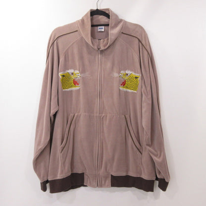 【中古】RADIALL | ラディアル STAND COLLARED SWEATSHIRT L/S ジャージ RAD-22AW-CUT012 ピンク サイズ：L