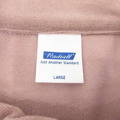 【中古】RADIALL | ラディアル STAND COLLARED SWEATSHIRT L/S ジャージ RAD-22AW-CUT012 ピンク サイズ：L