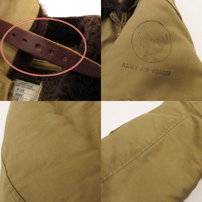 【中古】Buzz Rickson's | バズリクソンズ B-15 ミリタリージャケット BR11308 COLVINEX社製 カーキ サイズ：36