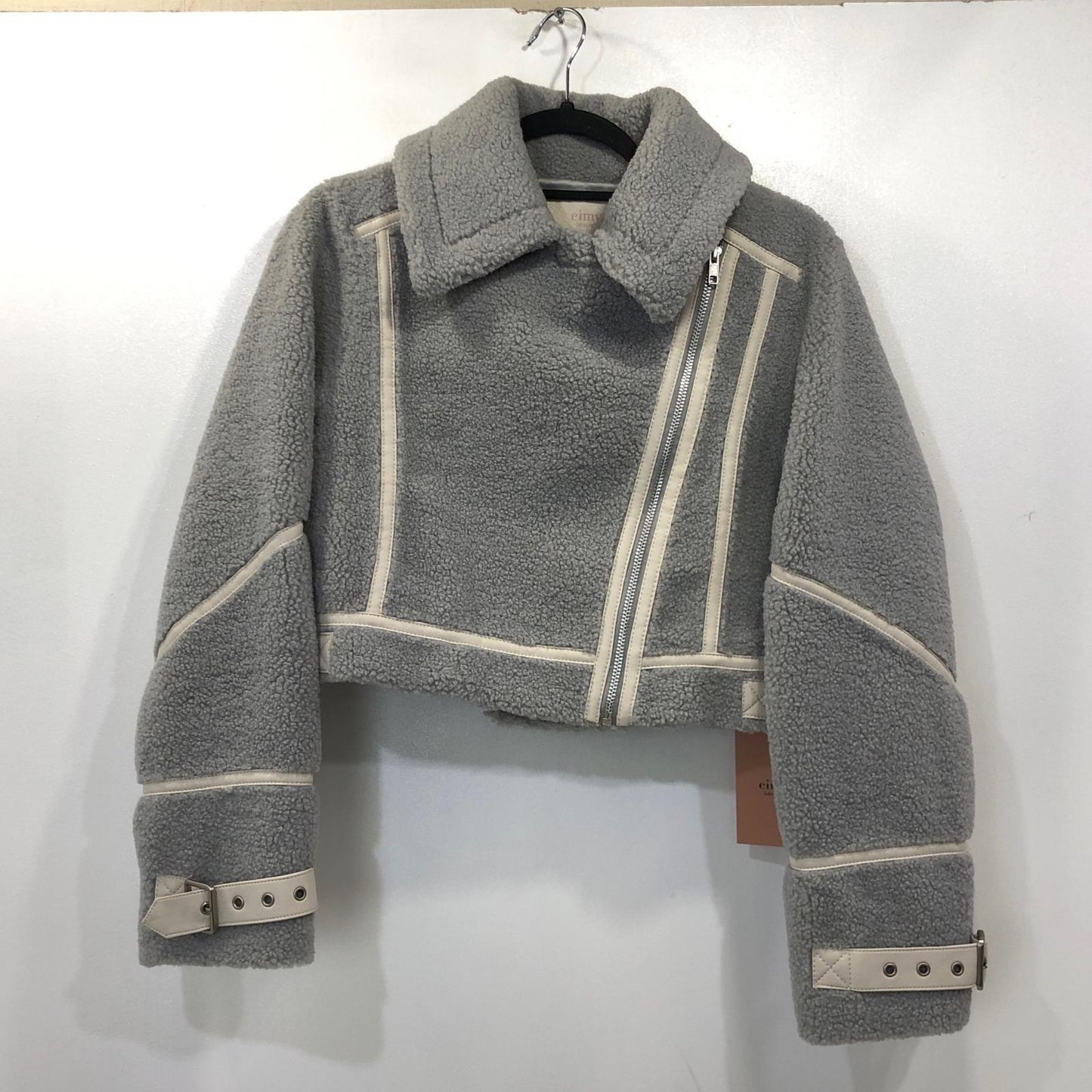 eimy istoire | エイミーイストワール コンパクトボアジャケット その他アウター 1123601707 2023A/W ライトブルー サイズ：S【姫路東店】