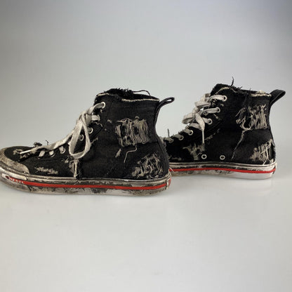 【中古】DIESEL | ディーゼル S-ATHOS MID スニーカー Y02879 ブラック 26.5cm