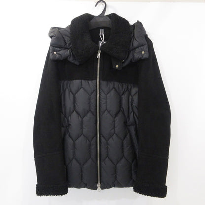 【中古】 GIUBBINO MONTONE UOMO 中綿ジャケット DF861 ブラック サイズ：50