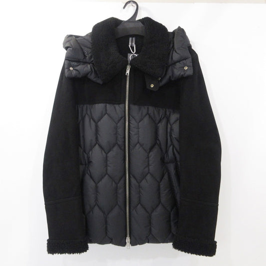 【中古】 GIUBBINO MONTONE UOMO 中綿ジャケット DF861 ブラック サイズ：50