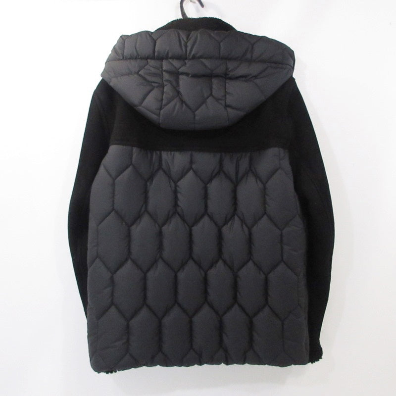 【中古】 GIUBBINO MONTONE UOMO 中綿ジャケット DF861 ブラック サイズ：50