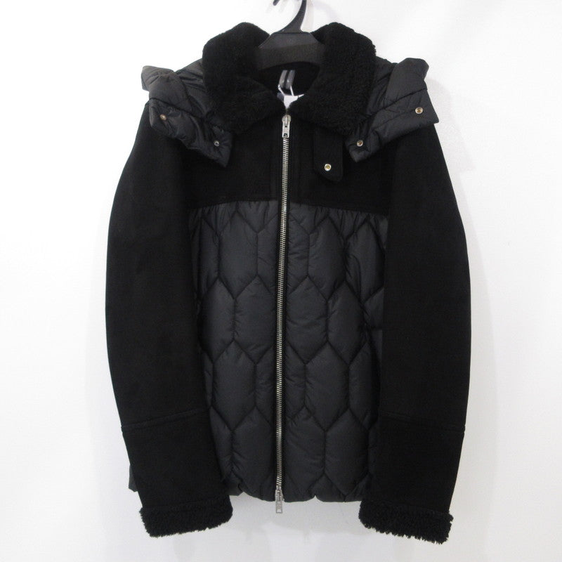 【中古】 GIUBBINO MONTONE UOMO 中綿ジャケット DF861 ブラック サイズ：48