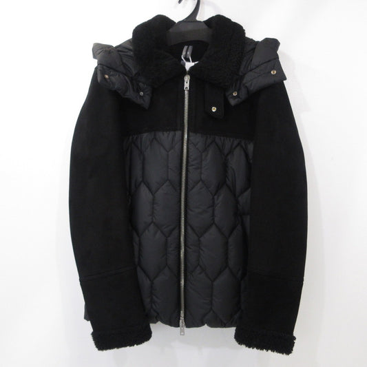 【中古】 GIUBBINO MONTONE UOMO 中綿ジャケット DF861 ブラック サイズ：48