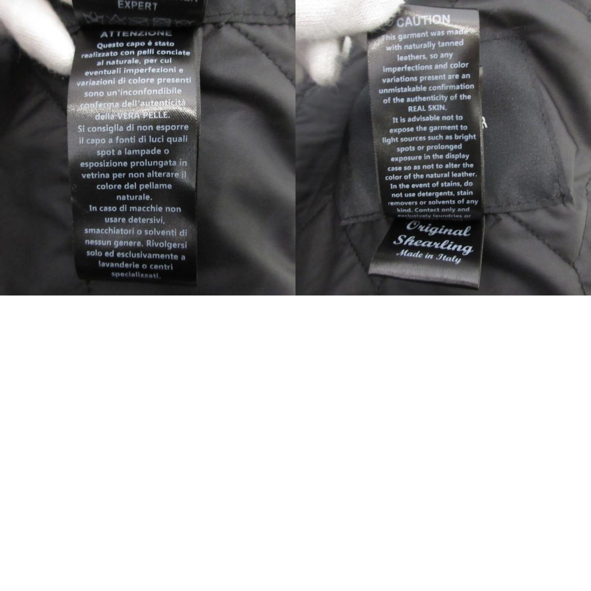 【中古】 GIUBBINO MONTONE UOMO 中綿ジャケット DF861 ブラック サイズ：48