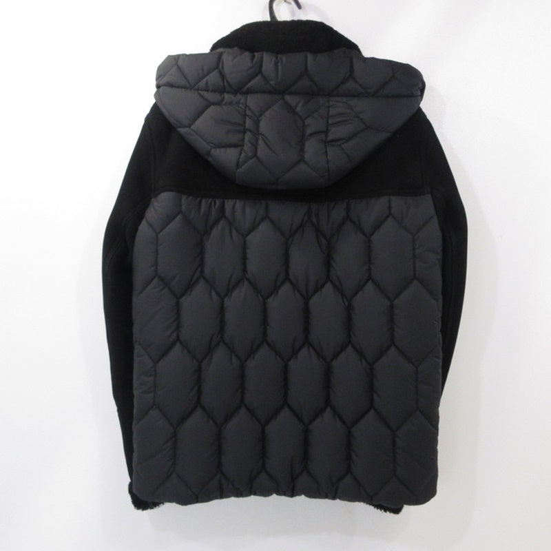 【中古】 GIUBBINO MONTONE UOMO 中綿ジャケット DF861 ブラック サイズ：48