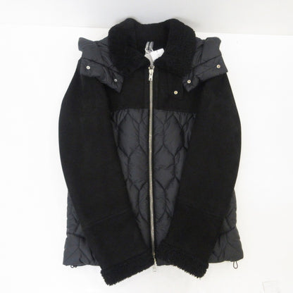 【中古】 GIUBBINO MONTONE UOMO 中綿ジャケット DF861 ブラック サイズ：48