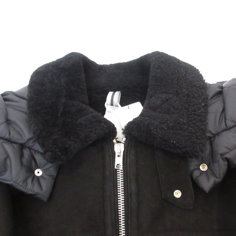 【中古】 GIUBBINO MONTONE UOMO 中綿ジャケット DF861 ブラック サイズ：48