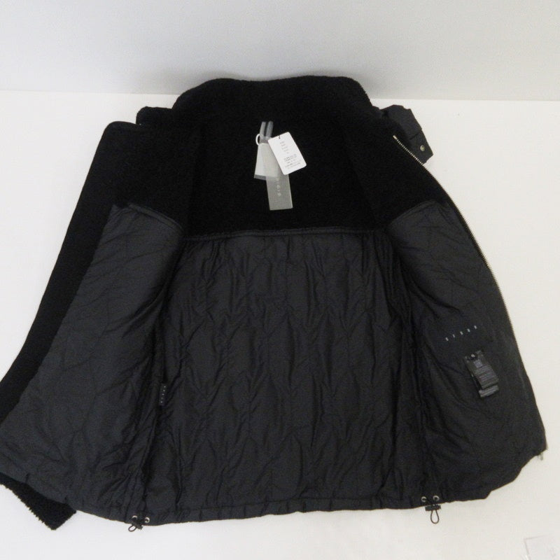 【中古】 GIUBBINO MONTONE UOMO 中綿ジャケット DF861 ブラック サイズ：48