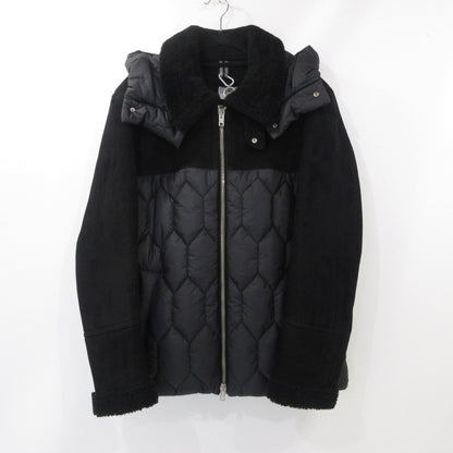 【中古】 GIUBBINO MONTONE UOMO 中綿ジャケット DF861 ブラック サイズ：52