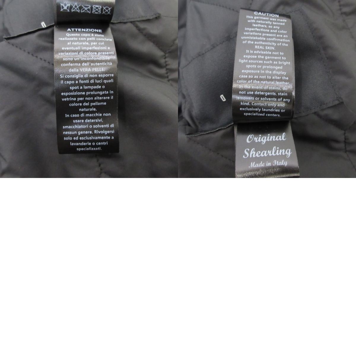【中古】 GIUBBINO MONTONE UOMO 中綿ジャケット DF861 ブラック サイズ：52