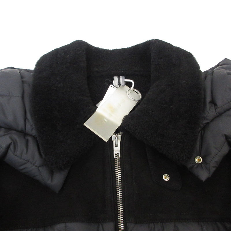 【中古】 GIUBBINO MONTONE UOMO 中綿ジャケット DF861 ブラック サイズ：52