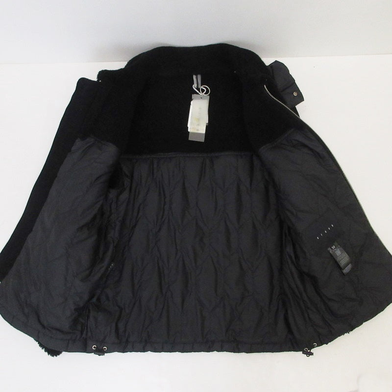 【中古】 GIUBBINO MONTONE UOMO 中綿ジャケット DF861 ブラック サイズ：52