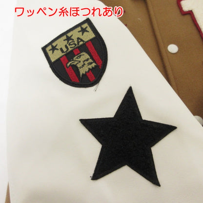 【中古】 VARCITY JACKET スタジャン MPD11W22 キャメル サイズ：XL