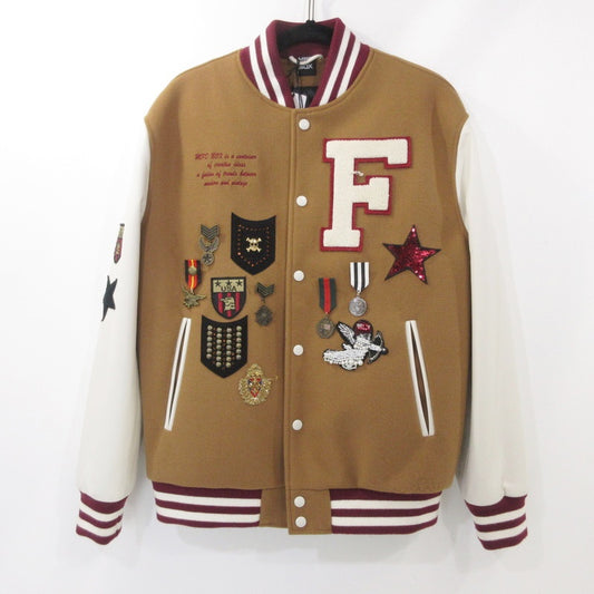 【中古】 VARCITY JACKET スタジャン MPD11W22 キャメル サイズ：M