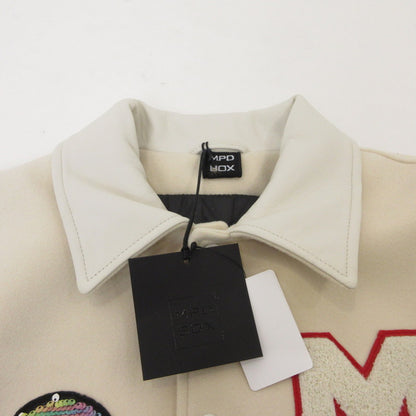 【中古】 VARCITY JACKET スタジャン MPD33W23 アイボリー サイズ：XL