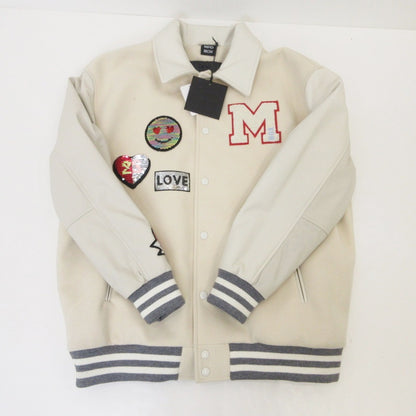 【中古】 VARCITY JACKET スタジャン MPD33W23 アイボリー サイズ：XXL
