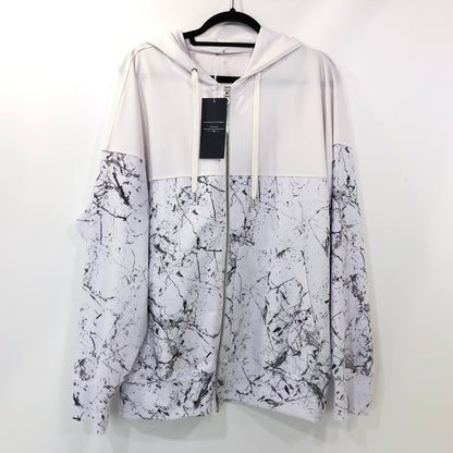 【中古】RESOUND CLOTHING | リサウンドクロージング PAISLEY RUSH OVER ZIPUP HOODIE パーカー RC32-C-001 ホワイト サイズ：3