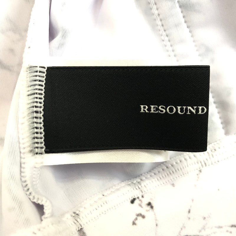 【中古】RESOUND CLOTHING | リサウンドクロージング PAISLEY RUSH OVER ZIPUP HOODIE パーカー RC32-C-001 ホワイト サイズ：3