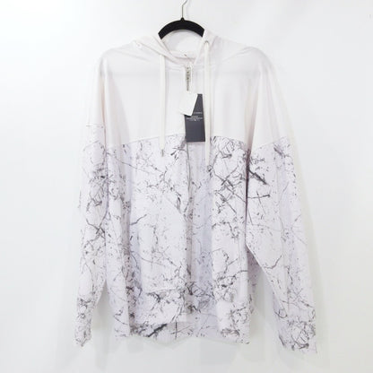 【中古】RESOUND CLOTHING | リサウンドクロージング PAISLEY RUSH OVER ZIPUP HOODIE パーカー RC32-C-001 ホワイト サイズ：2