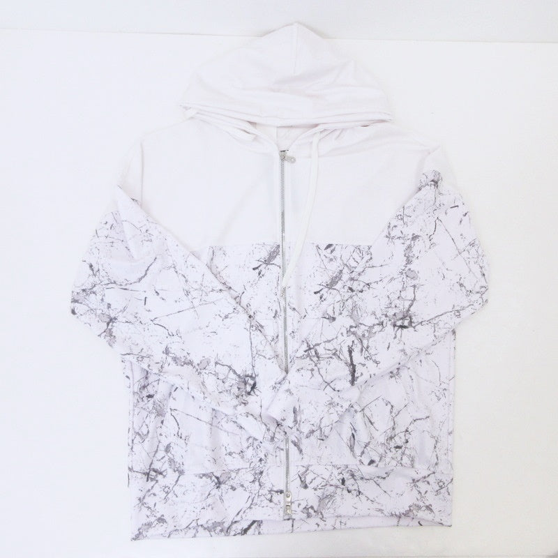 【中古】RESOUND CLOTHING | リサウンドクロージング PAISLEY RUSH OVER ZIPUP HOODIE パーカー RC32-C-001 ホワイト サイズ：2