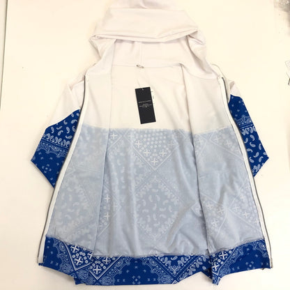 【中古】RESOUND CLOTHING | リサウンドクロージング PAISLEY RUSH OVER ZIPUP HOODIE パーカー RC32-C-001 ブルー サイズ：1
