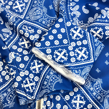 【中古】RESOUND CLOTHING | リサウンドクロージング PAISLEY RUSH OVER ZIPUP HOODIE パーカー RC32-C-001 ブルー サイズ：1