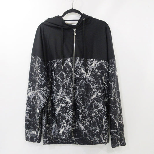 【中古】RESOUND CLOTHING | リサウンドクロージング PAISLEY RUSH OVER ZIPUP HOODIE パーカー RC32-C-001 ブラック サイズ：3