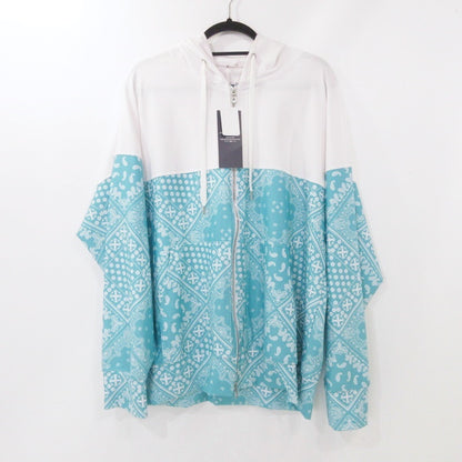 【中古】RESOUND CLOTHING | リサウンドクロージング PAISLEY RUSH OVER ZIPUP HOODIE パーカー RC32-C-001 ライトグリーン サイズ：3