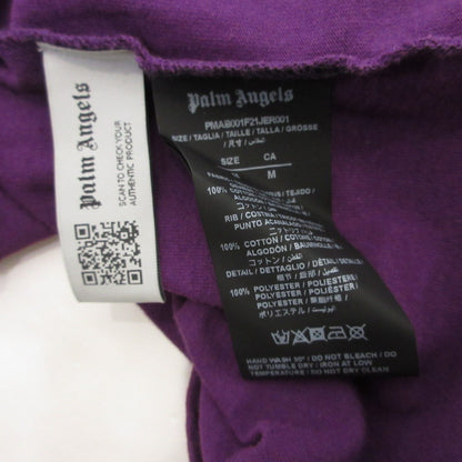 【中古】Palm Angels | パームエンジェルス BLURRY LOGO OVER TEE L/S 長袖Ｔシャツ PMAB001F21JER001 パープル サイズ：M