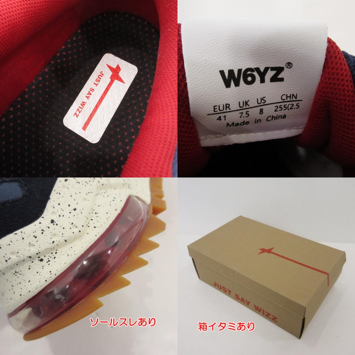 【中古】W6YZ | ウイズウィズ BLEEZE 3-M スニーカー 02-1C24 ネイビー