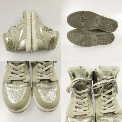 【中古】NIKE | ナイキ AIR JORDAN 1 RETRO HIGH SILVER ANNIVERSARY スニーカー 396009-001 グレー 29cm
